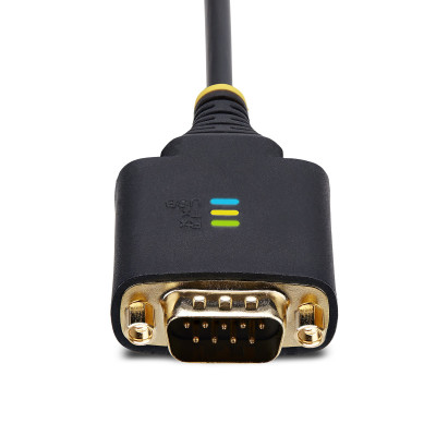 StarTech.com 2P1FFC-USB-SERIAL cable gender changer 2 x DB-9 RS-232 Black, Grey