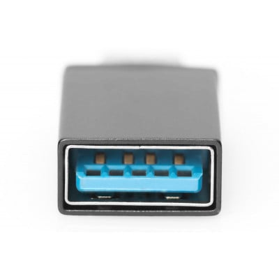 Digitus AK-300506-000-S changeur de genre de câble USB C USB A Noir