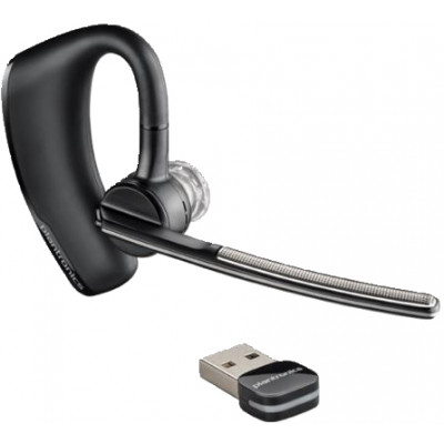 POLY Voyager Legend Headset +Integrated Charge Cable +Pin Adapter Sans fil Crochets auriculaires, Ecouteurs Bureau/Centre d'appels USB Type-A Bluetooth Noir