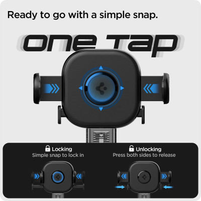 Spigen UTS12 OneTap Support actif Mobile/smartphone Noir