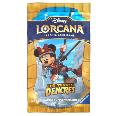 Disney Lorcana JCC : Les Terres d'Encres - Display de Boosters (24 Boosters)