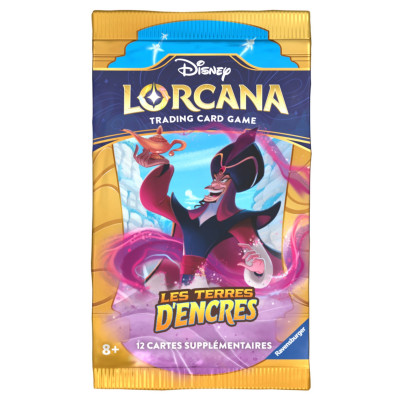 Disney Lorcana JCC : Les Terres d'Encres - Display de Boosters (24 Boosters)