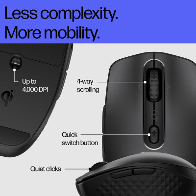 HP 695 Rechargeable Wireless Mouse muis