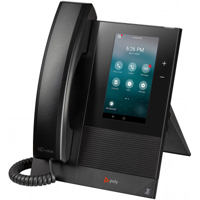 POLY CCX 400 Business Media Phone with Open SIP and PoE-enabled téléphone fixe Noir 24 lignes LCD