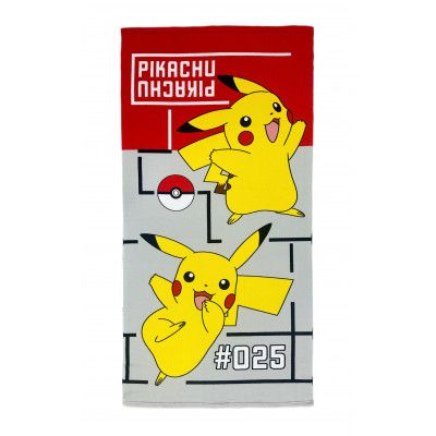 Pokémon - Serviette de plage en microfibre Pikachu (140x70cm)
