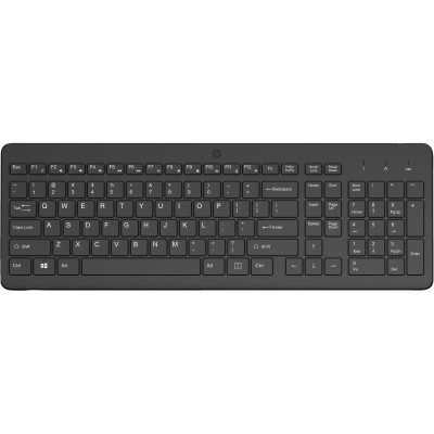 HP 225 Wireless keyboard RF Wireless QWERTY Black