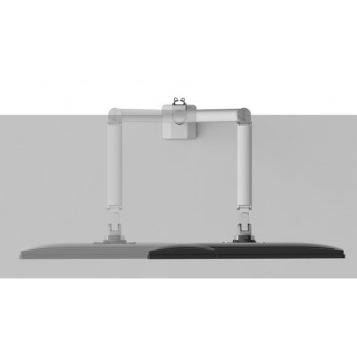 Neomounts DS70-250SL1 flat panel bureau steun 88,9 cm (35") Zilver