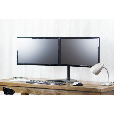 TECHLY DESK STAND FOR 2 MONITORS 13-32" WITH BASE
