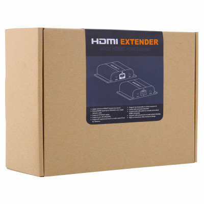 TECHLY HDMI EXTENDER WITH IR 4K UHD CAT.6 CABLE - UP TO 120M