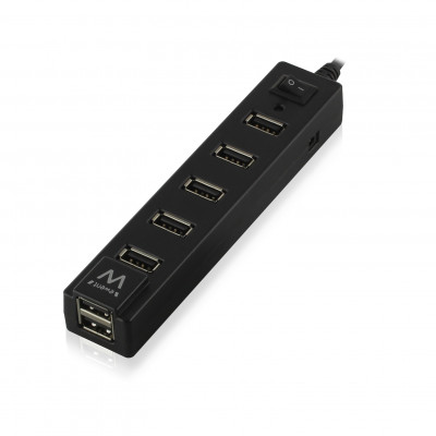 EMINENT USB2.0 Hub 7port+switch on&#47;Off