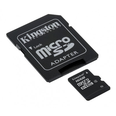 Kingston Secure Digital&#47;16GB microSDHC Class 4