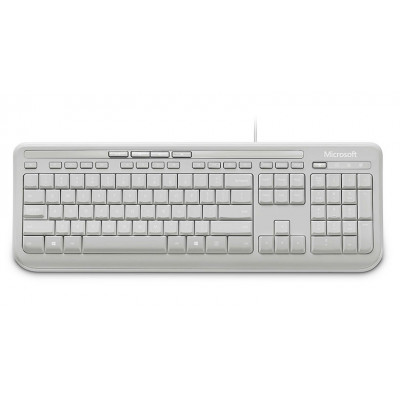 Microsoft Wired Keyboard 600 USB Port Europe White