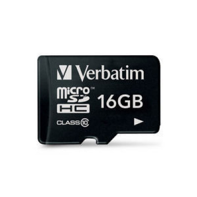 Verbatim SecureDigital&#47;16GB micro SDHC Class 10