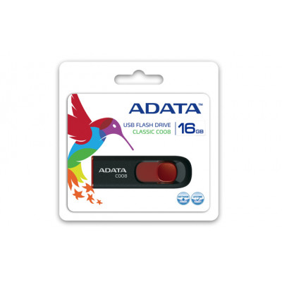 Adata USB C008 16GB 2.0 Black/Red