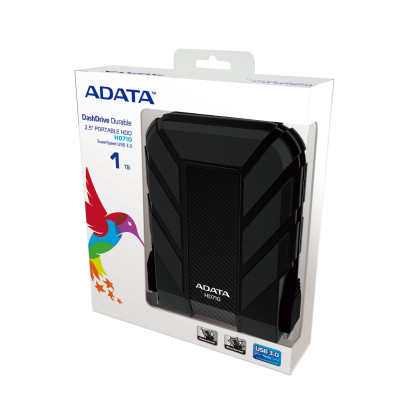 Adata HD710 Durable Ext 1TB USB 3.0 Black