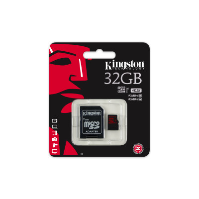 Kingston 32GB microSDHC UHS-I speed class 3