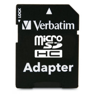 Verbatim M.SDHC PRO+UHS-I 64GB Class 10+ADAP.
