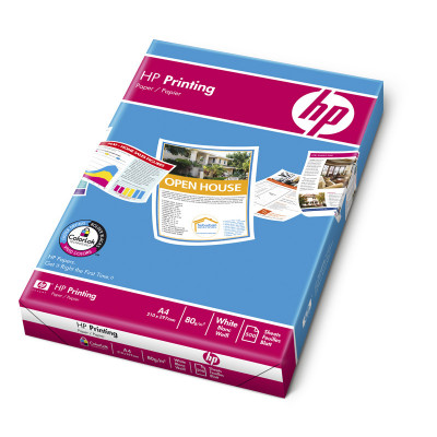 HP Paper PrintingWhite&#47;A4 5pk 500sh 80gr