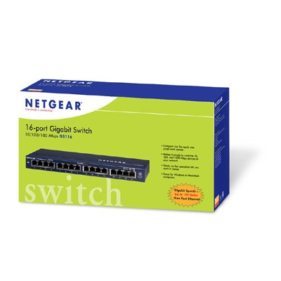 Netgear ProSAFE 16-Ports Gigabit Unmanaged+