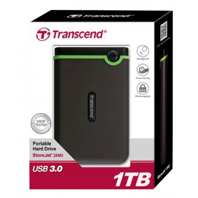 Transcend StoreJet HDD 1TB 2.5" Shockproof USB 3.0