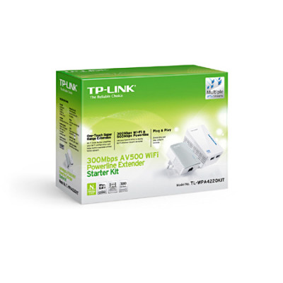 TP-Link TL-WPA4220KIT 500MBPS WIRELESS N POWERLINE EXTENDER