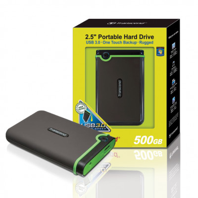 Transcend StoreJet HDD 500GB 2.5" USB3 mobileBlack
