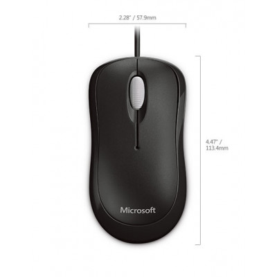 Microsoft Basic Optical Mouse Biz PS2&#47;USB Black