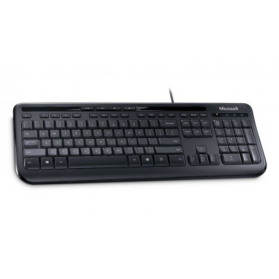 Microsoft Wired Keyboard 600 USB Port Europe Black
