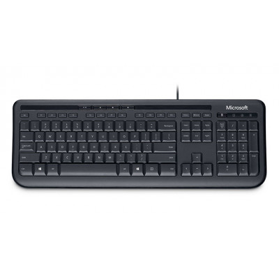 Microsoft Wired Keyboard 600 USB Port Europe Black