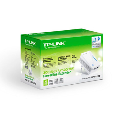 TP-Link TL-WPA4220 AV500 WIFI 300MBPS POWERLINE EXTENDER