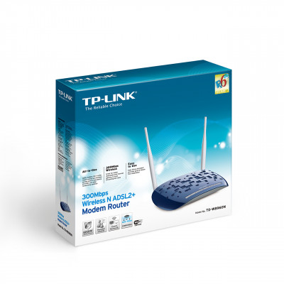 TP-Link TD-W8960N  N300 ADSL2+ MODEM ROUTER v7.0
