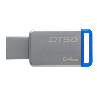 Kingston 64GB USB 3.0 DataTraveler 50 Metal/Blue