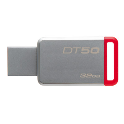 Kingston 32GB USB 3.0 DataTraveler 50 Metal/Red