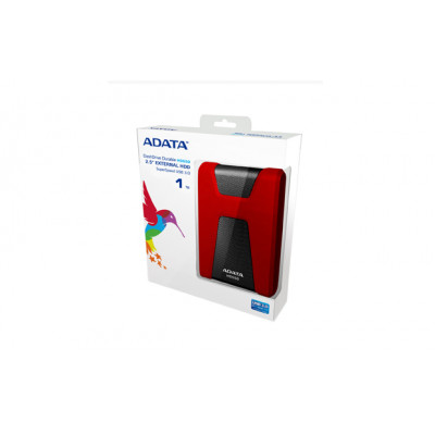 Adata HD650 External 1TB USB 3.0 Red