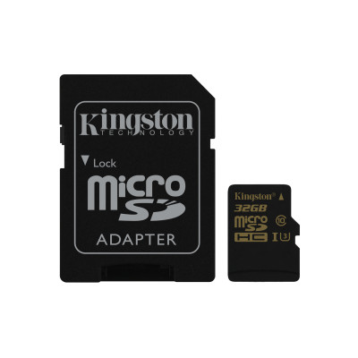 Kingston 32GB microSDHC Class U3 UHS-I 90R