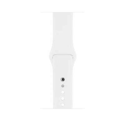 Apple Watch S2&#47;38mm SilAlu Case w White SpBa