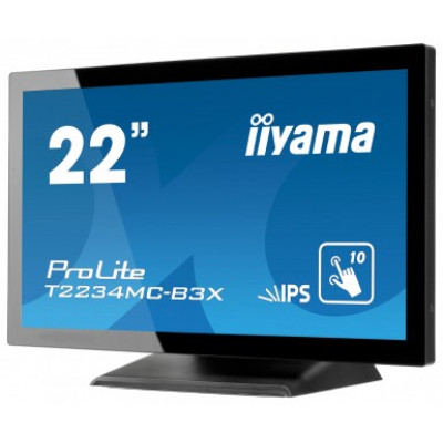 IIYAMA LCD 21.5"FHD 10P Touch IPS 5ms PCAP Bezelfree Black