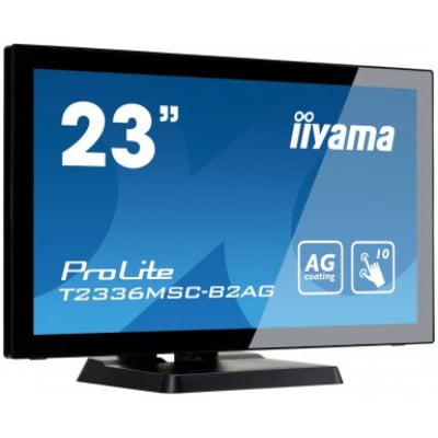 IIYAMA 23"Touch 1920x1080 10P IPS VGA HDMI DVI-D USB 5ms Bl