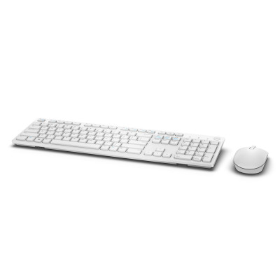 2de keus - Nieuwstaat: Dell Wireless Keyboard&Mouse-KM636 White Azerty