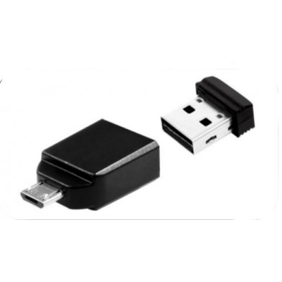 Verbatim USB Drive 2.0&#47;16GB Store n Stay+OTG AD