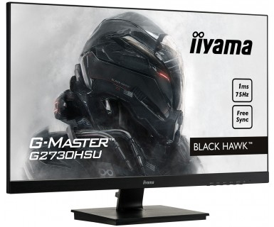 IIYAMA 27"WFHD G-Master Black Hawk VGA HDMI DP 1ms Black