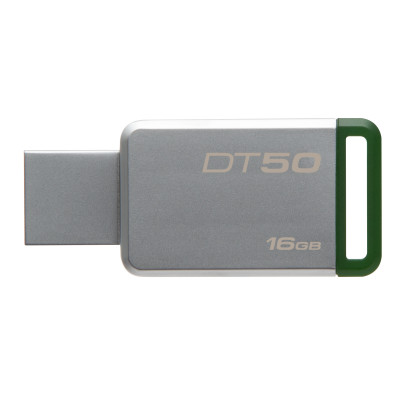 Kingston 16GB USB 3.0 DataTraveler 50 Metal&#47;Green