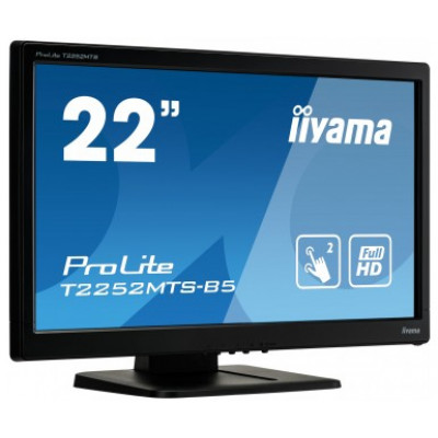 IIYAMA LCD 21.5" Dual Touch 1920X1080 Speak HDMI, DVI 2MS BL