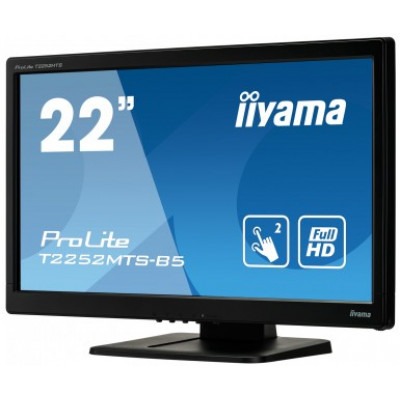 IIYAMA LCD 21.5" Dual Touch 1920X1080 Speak HDMI, DVI 2MS BL