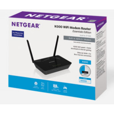 Netgear Wireless 300 Mbit Router Modem ADSL2&#47;2+