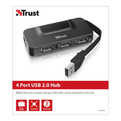 Trust Oila 4 Port USB 2.0 HUB