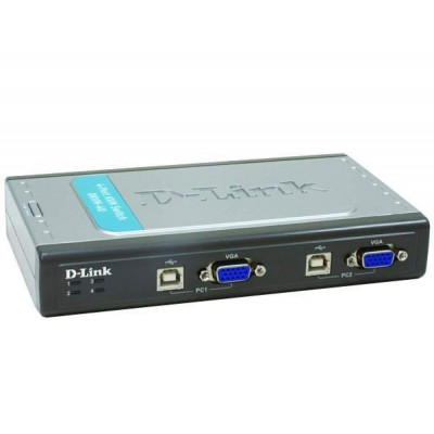 D-Link 4p Switch&#47;Keyboard Mouse Video USB