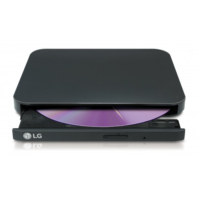 LG Electronics Portable Slim 8X DVD Rewriter Black