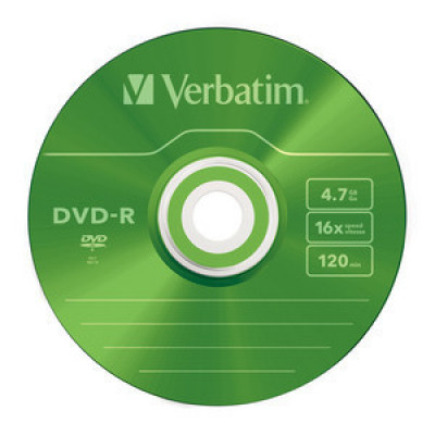 Verbatim DVD-R/4.7GB 16xspd Colour 5pk SlimCase
