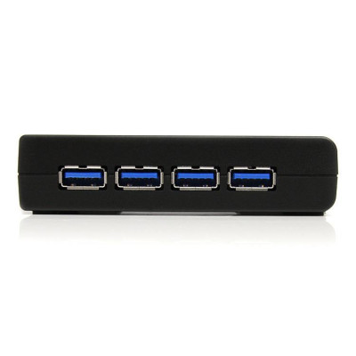 StarTech 4 Port Black SuperSpeed USB 3.0 Hub
